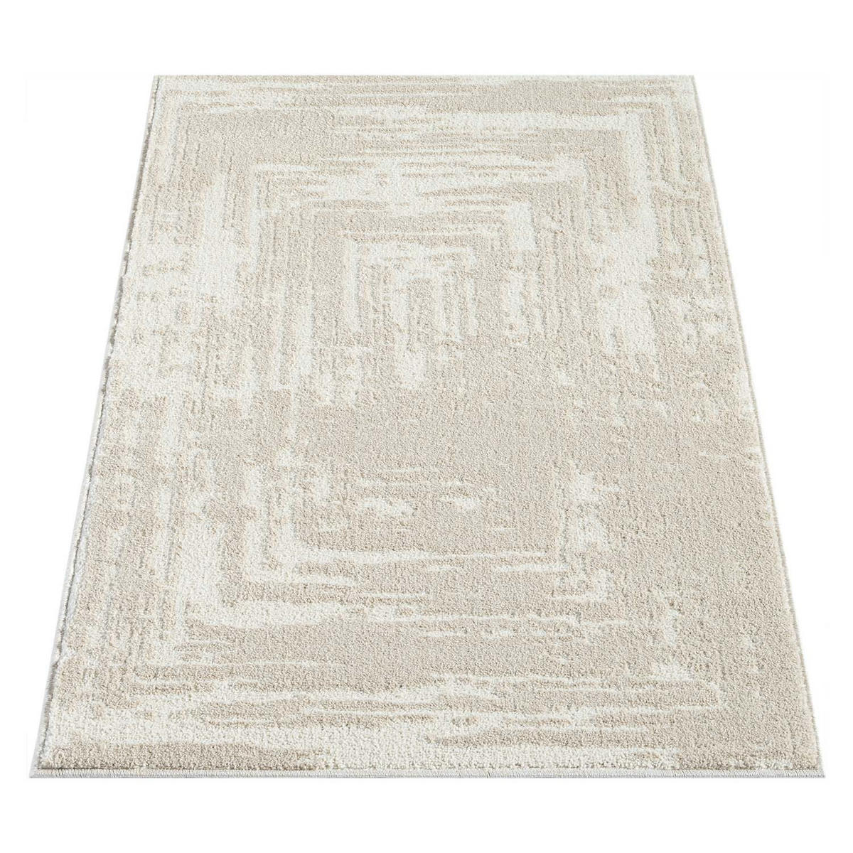 KURZFLOR-TEPPICH Flair 171 Beige 80x150 cm - Beige, Textil (80/150cm) - carpet city