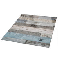 TISCHPLATTE 50x50 cm – Holzbretter - Braun, Glas (50/50/0.4cm) - Wallfluent