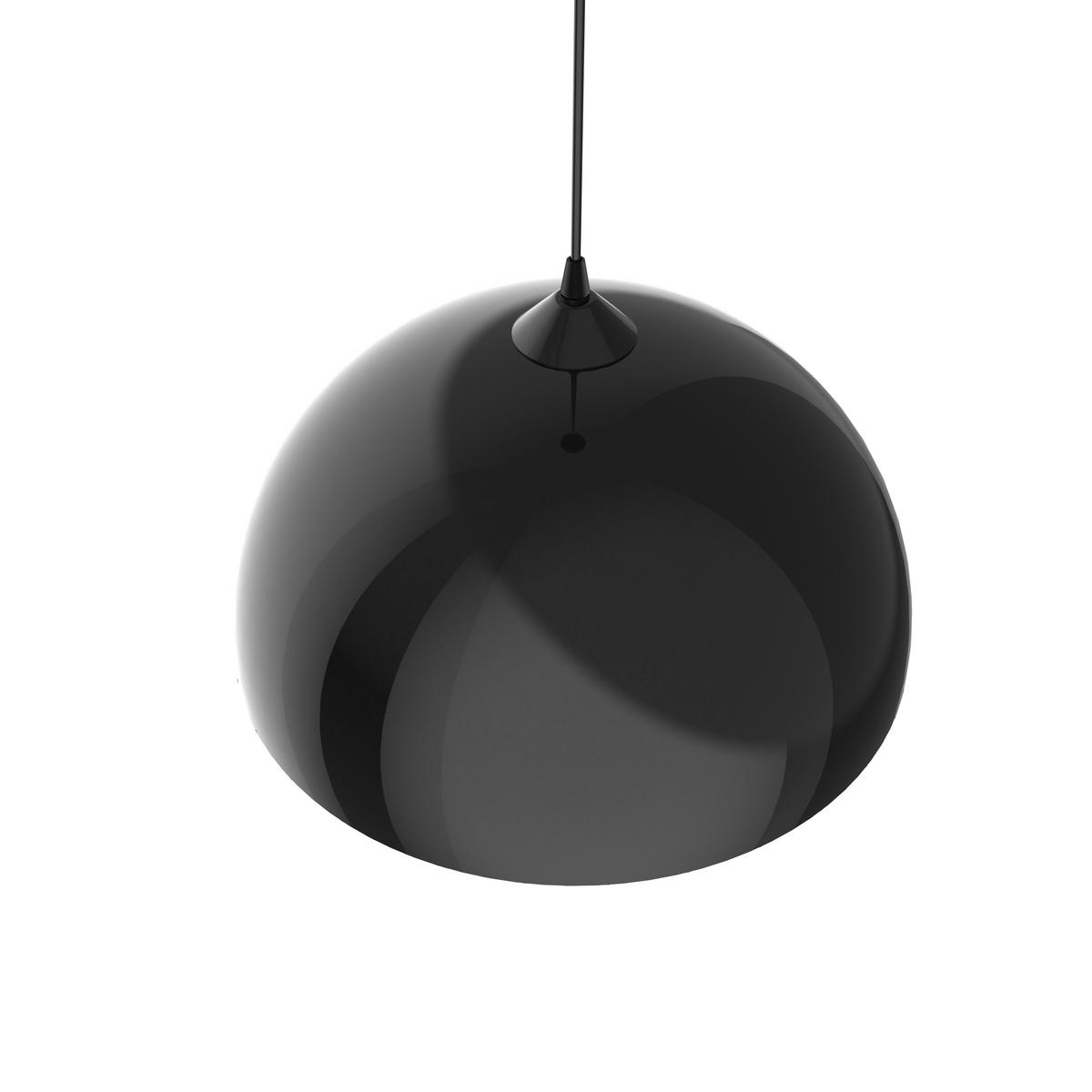 HÄNGELEUCHTE - Schwarz Hochglanz, Metall (40/40/20cm) - Lumicom