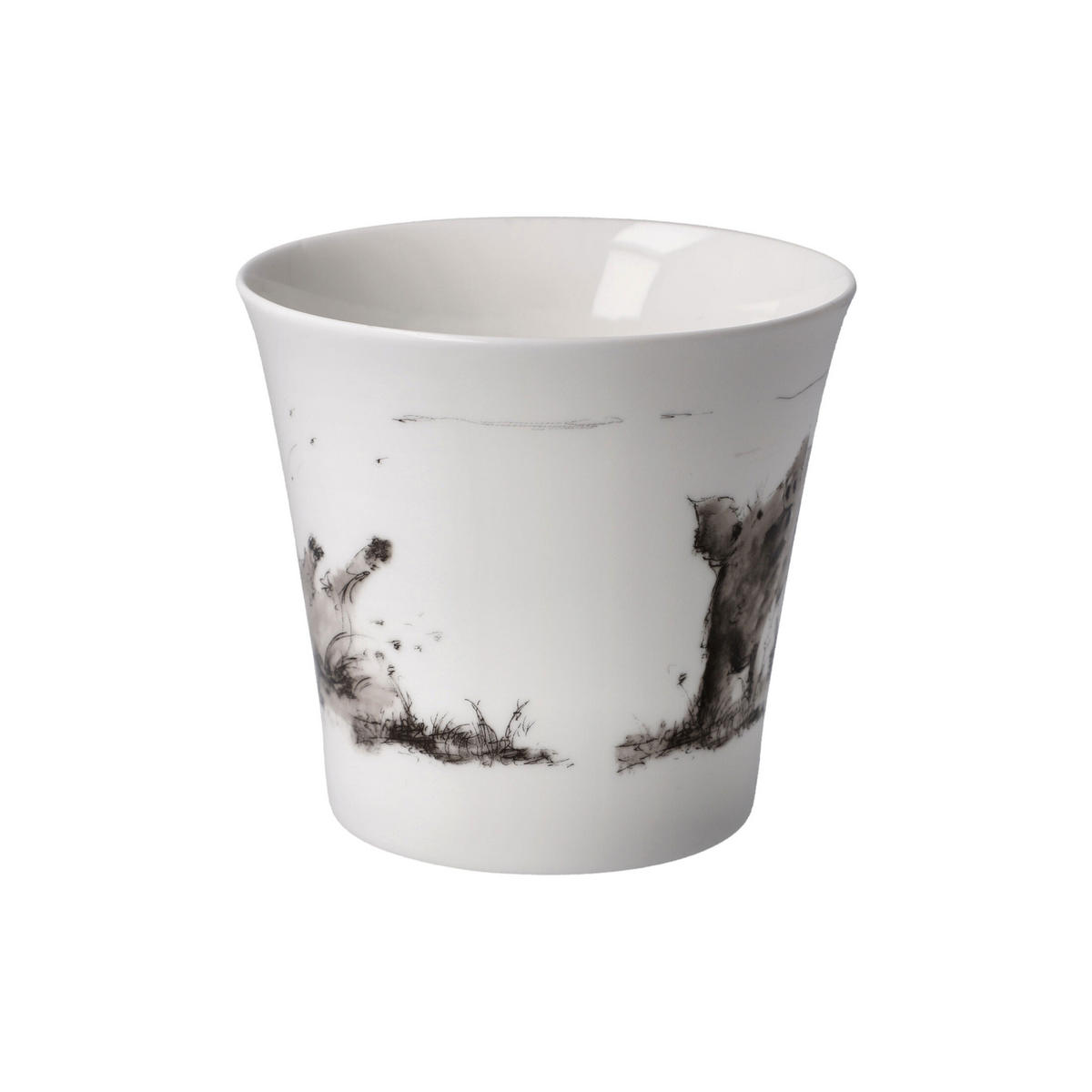 TEETASSE Peter Schnellhardt - Schwein gehabt!, Fine Bone China, Bunt, 350 ml - Multicolor, Keramik (0.35L) - Goebel