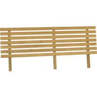 KOPFTEIL MIT QUERLATTUNG NATURE - Eichefarben, Holz (165/70/10cm) - Vox Möbel