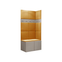 GARDEROBEN-SET Orion I - Kaschmir/Orange, Holzwerkstoff/Kunststoff (84/186/46cm) - MIRJAN24