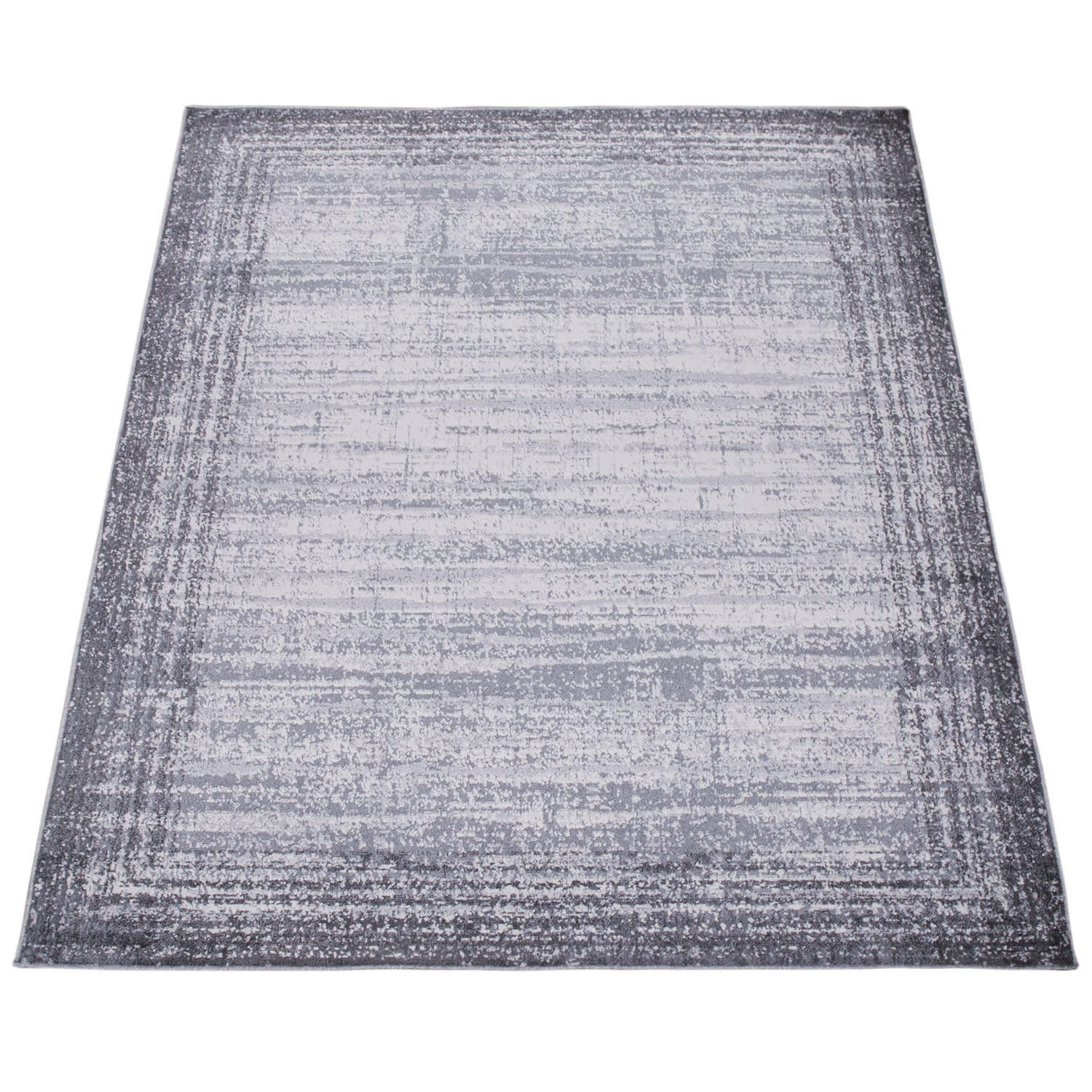 KURZFLORTEPPICH 120/160 cm Catania 842 - Grau, Kunststoff (120/160cm) - Paco Home