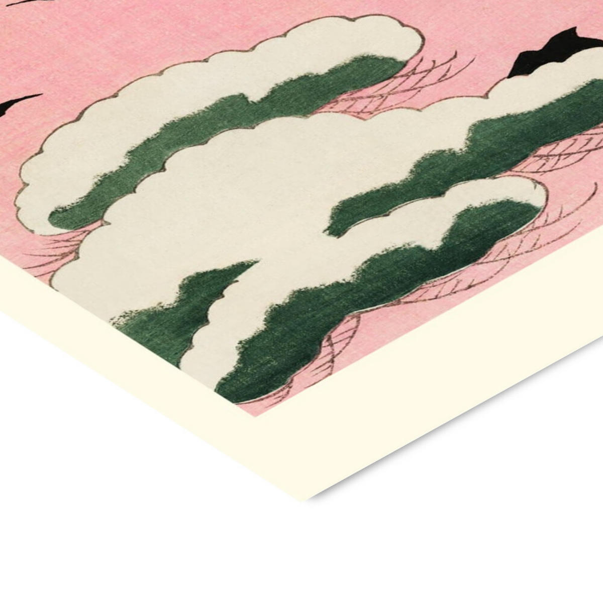 POSTER mit Rahmen A.P. Atelier - Pink Sky - Pink/Eichefarben, Holz/Papier (70/100cm) - Poster&Frame
