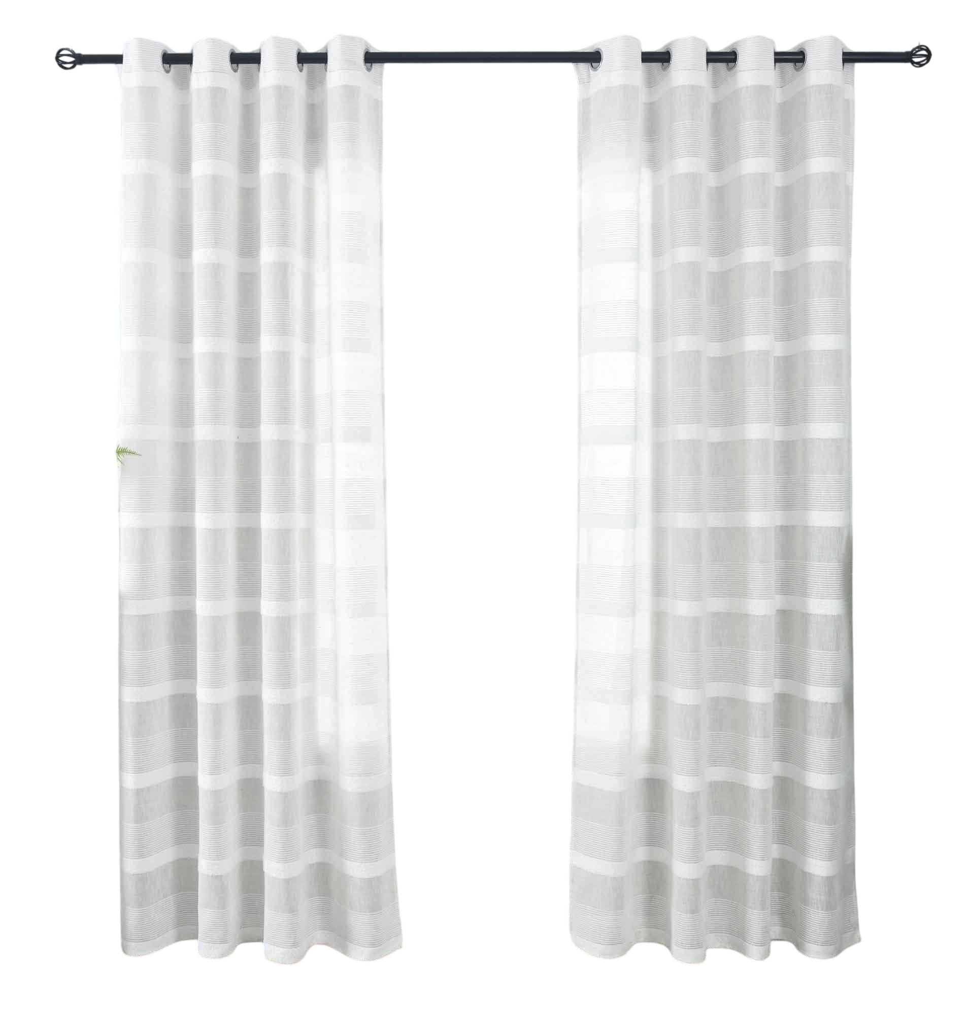 VORHANG 2ER SET »Halle« HxB 245x140 cm Natur - Naturfarben, Textil (140/245cm) - Gardinenbox