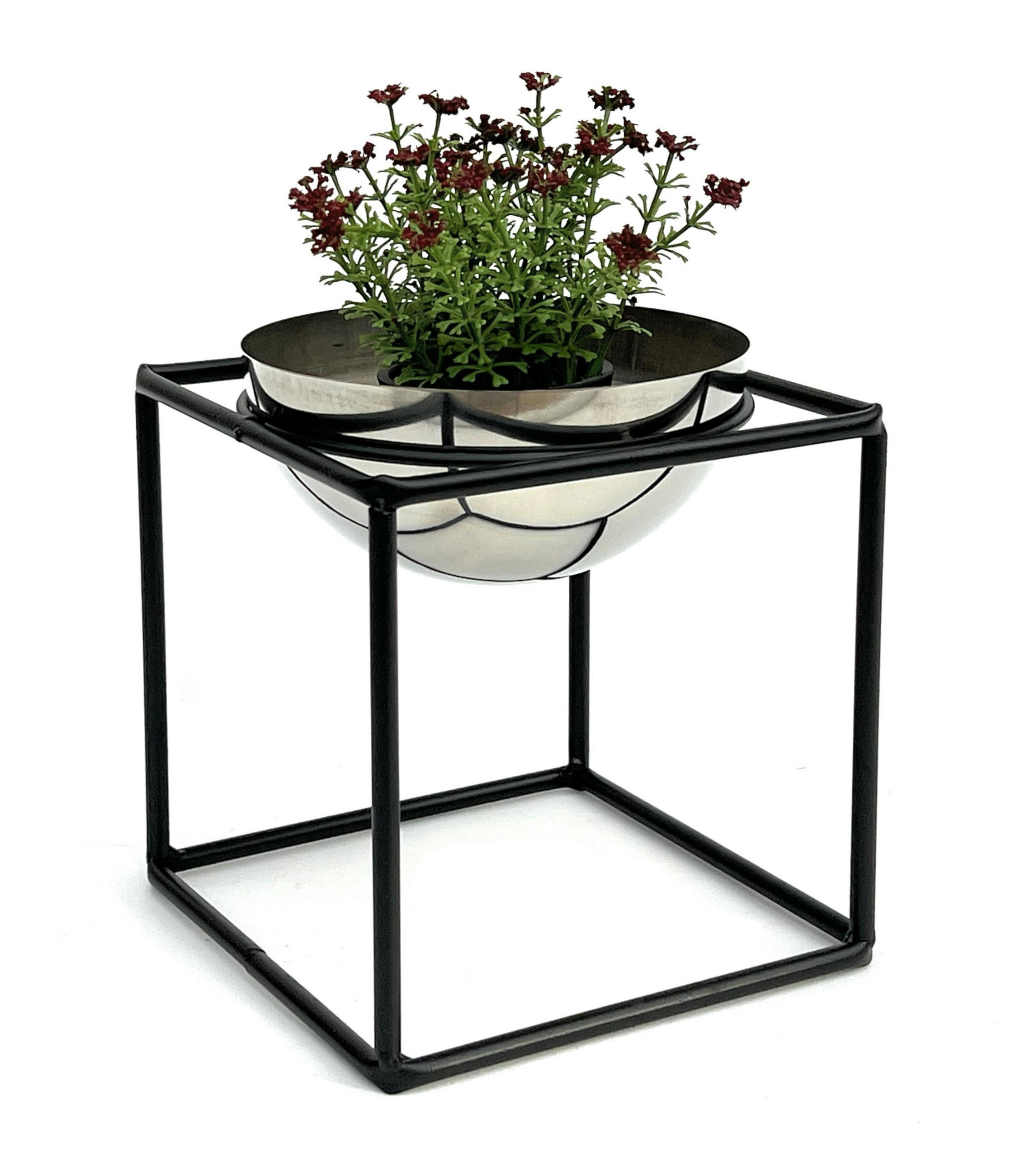 DanDiBo Blumenhocker Schwarz 15x20x15 cm