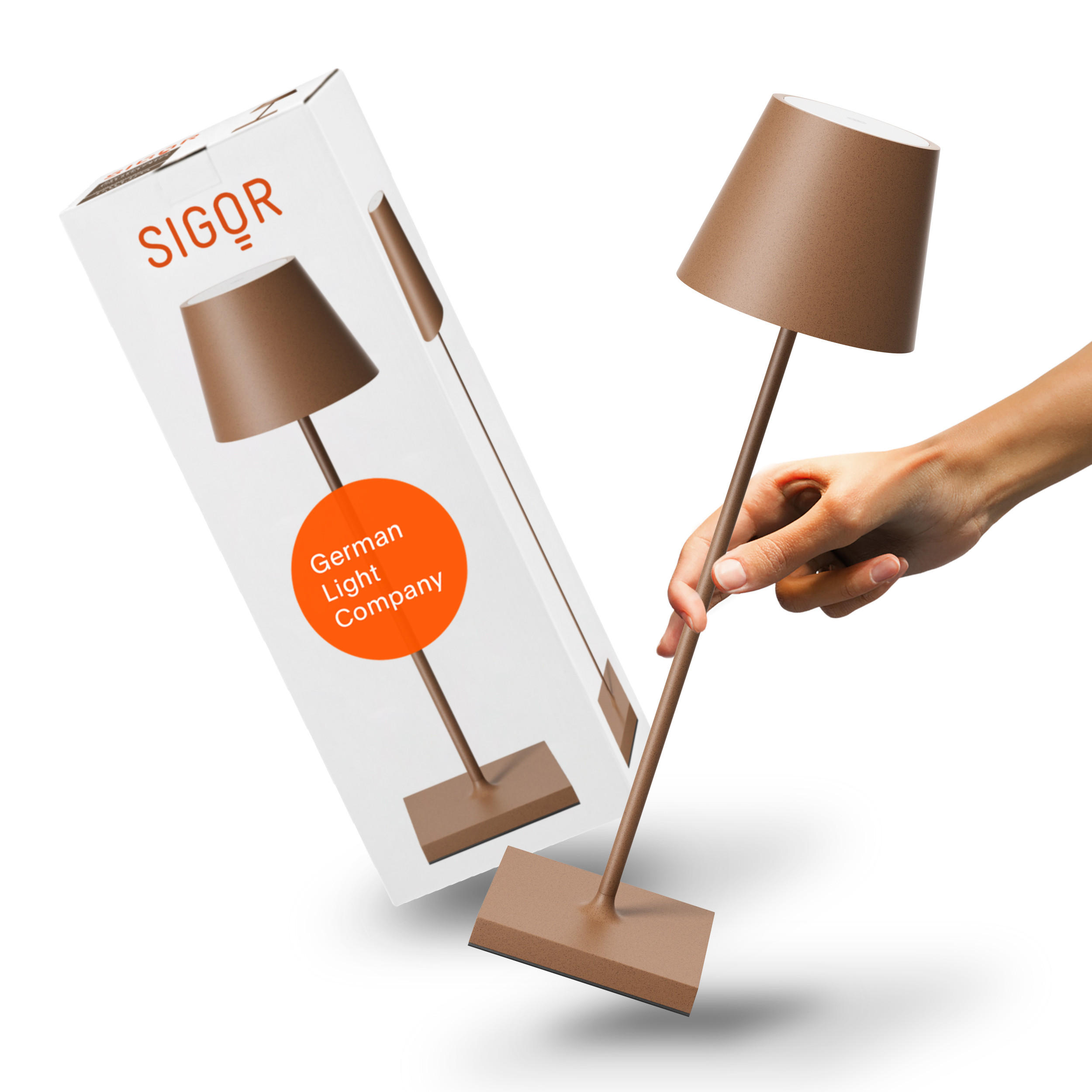 Sigor Led Braun 10x38x38 cm