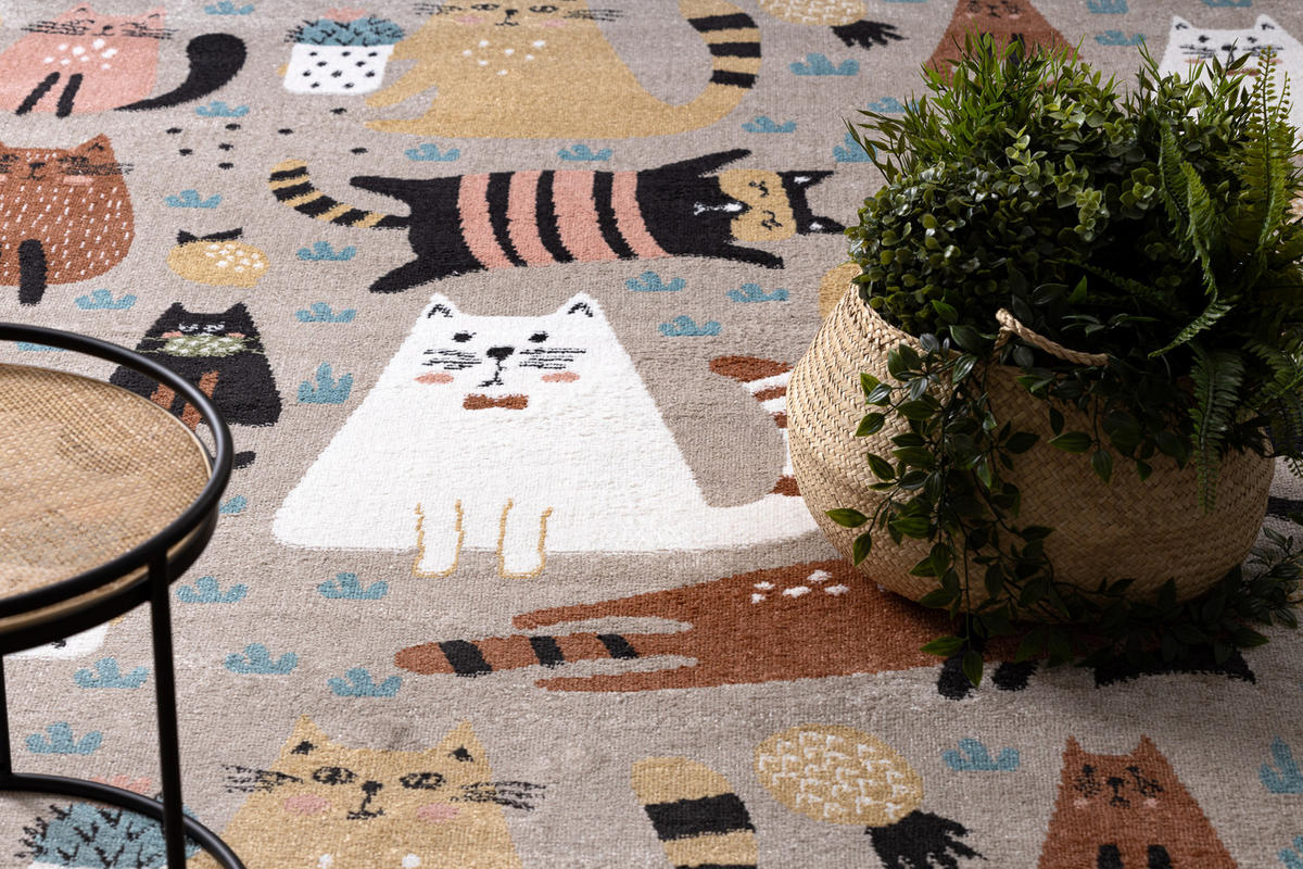 TEPPICH Fun 200/290 cm - Beige, Textil (200/290cm) - rugsX