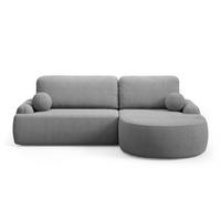 ECKSOFA CLEO mit Schlaffunktion Version Rechte QUELLE 92 - Dunkelgrau, Kunststoff (264/172cm) - Lookway