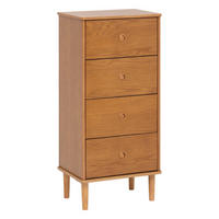 KOMMODE Charlie 50/35/107,5 cm - Braun, Holzwerkstoff (35/107.5/50cm) - Atmosphera Createur d´interieur