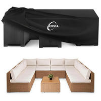 GARTENMÖBEL Abdeckung 420D Oxford 300 x 300 x 71 cm - Schwarz, Textil (300/71/300cm)