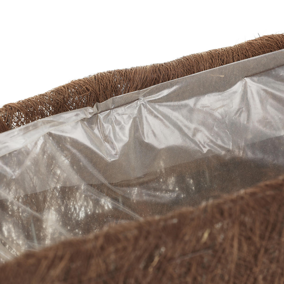 4XBLUMENKASTEN - Braun, Holz/Kunststoff (57.5/14/20cm) - Relaxdays