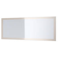 SPIEGEL Lima Sandgrau Hochglanz - Sandfarben, Holzwerkstoff (139/55/2cm) - Vladon