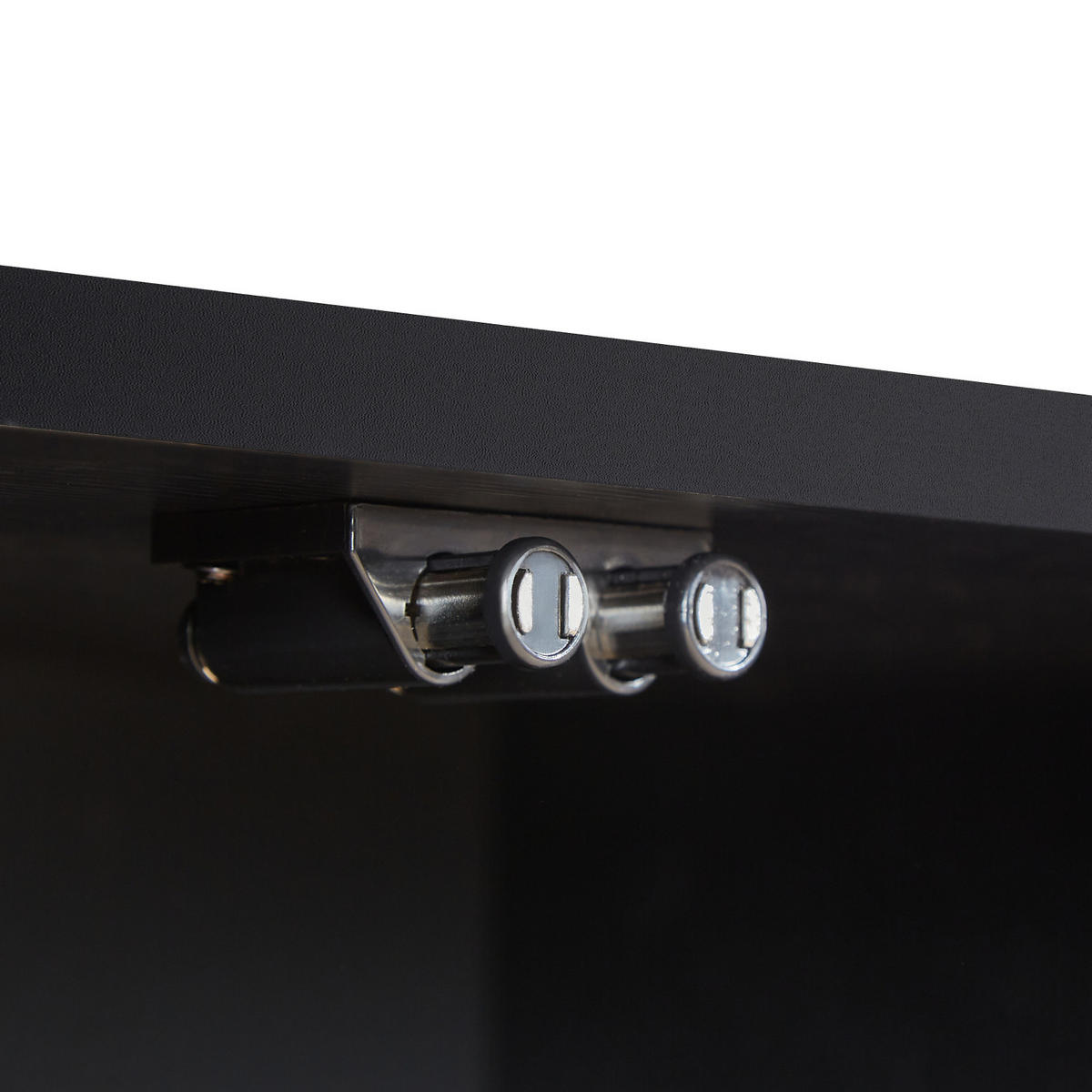 VITRINENSCHRANK,GLASVITRINE mit LED, USB Anschluss und Stauraum Schwarz - Schwarz, Glas (80/165/35cm) - PARAFTA HOME