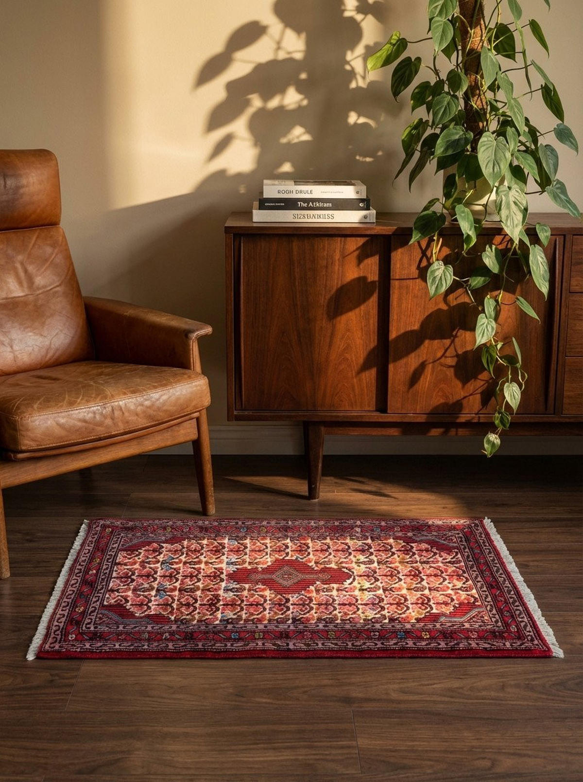 TEPPICH Assadabad Mehrfarbig 99/67 cm Schurwolle - Multicolor, Textil (67/99cm) - Looma