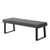 SITZBANK DOLCE - Schwarz, Metall (140/48/48cm) - B&D Home