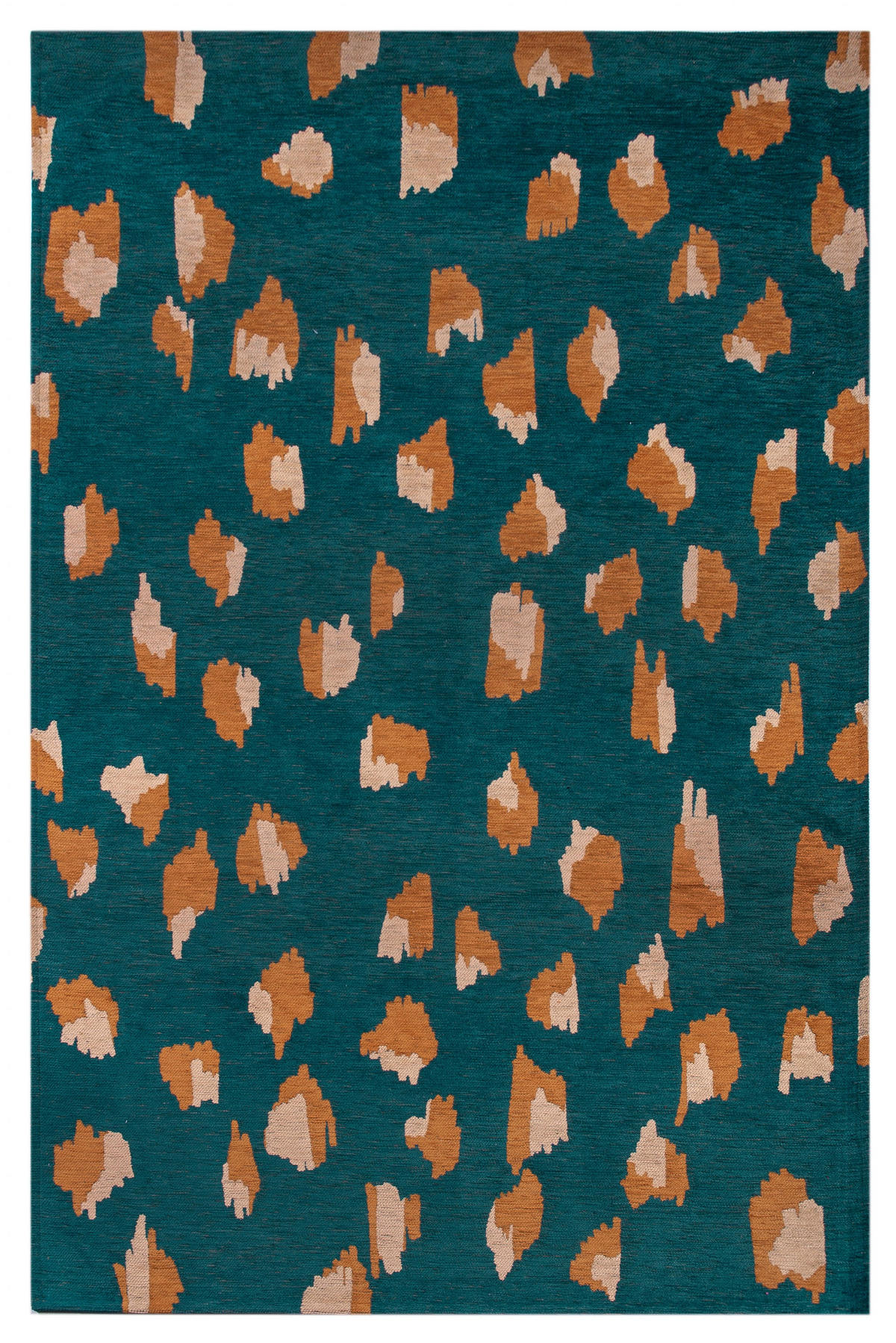 TEPPICH modern Flachgewebe ARIES Blau 140x200 cm - Blau, Textil (140/200cm) - Novatrend