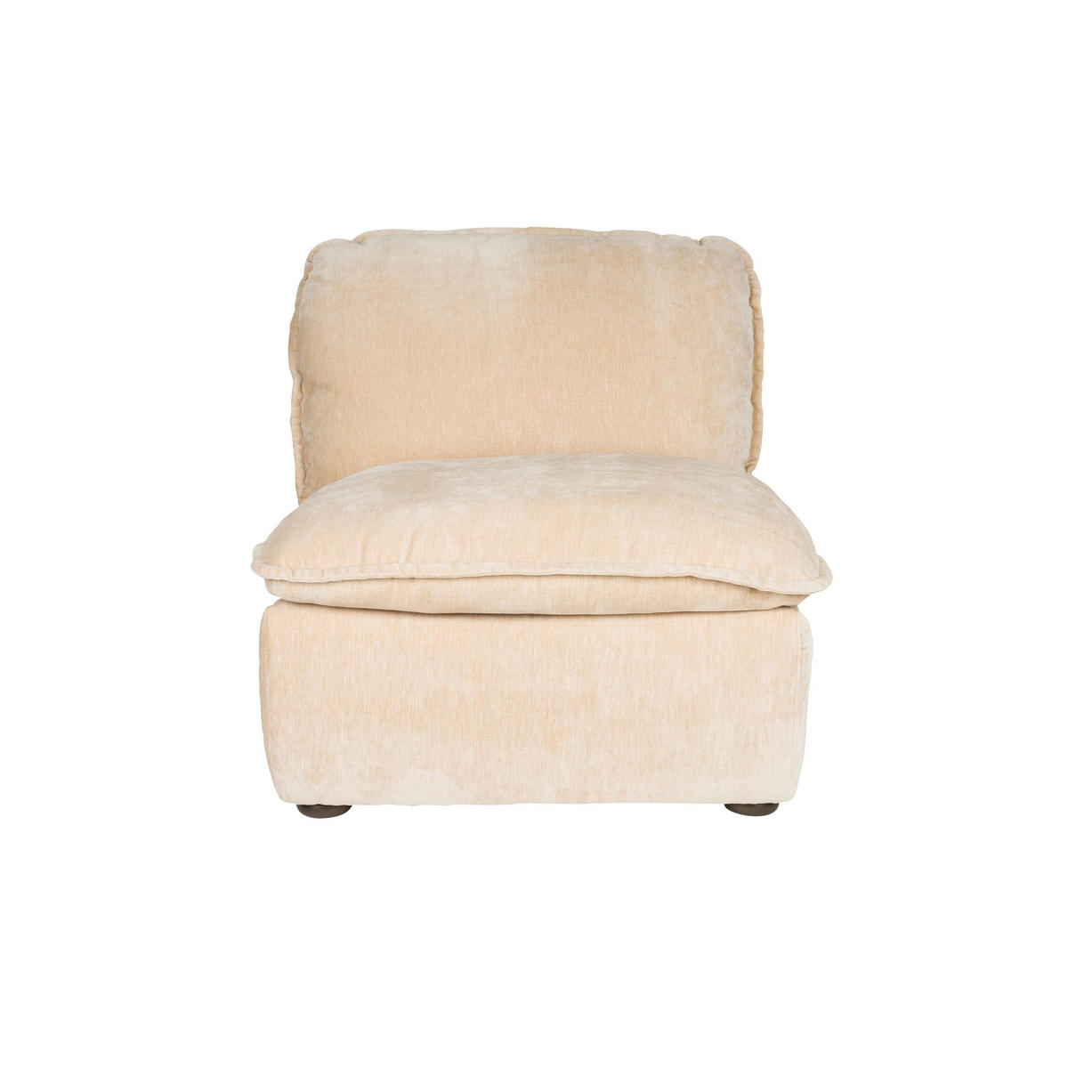 SESSEL Radley Beige - Beige, Kunststoff (82/83/100cm) - Dutchbone