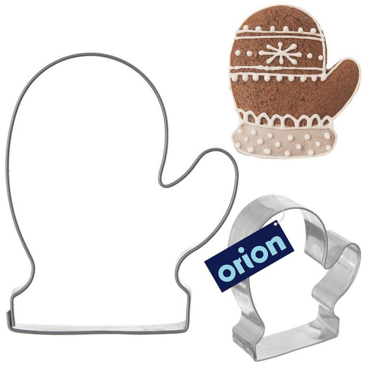 AUSSTECHFORM Handschuh 5,5 cm Silber - Silberfarben, Metall (4.5/1.5/5.5cm) - Orion 