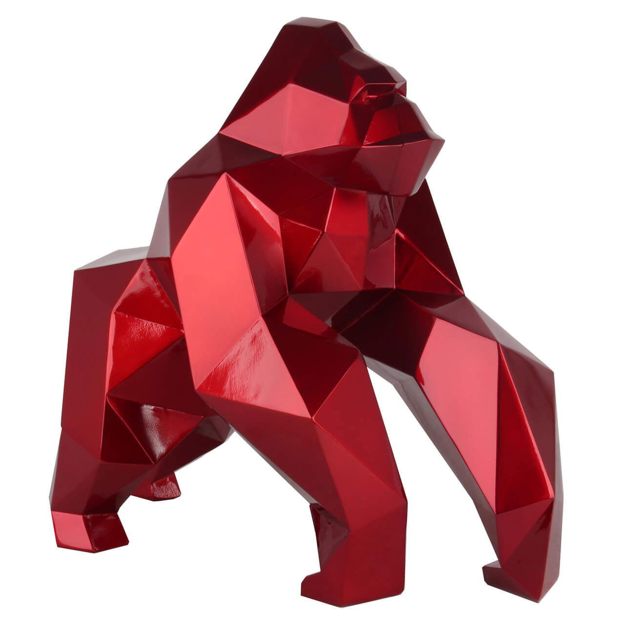 SKULPTUR Rot 49/44 cm - Rot, Stein (4.3/44/24cm) - KUNSTLOFT