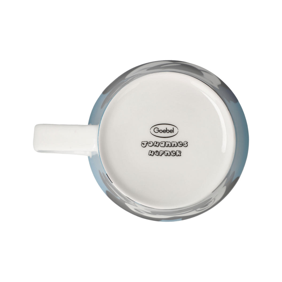 TEETASSE Häfner Maus, Fine Bone China, Blau, 350 ml - Blau, Keramik (0.35L) - Goebel
