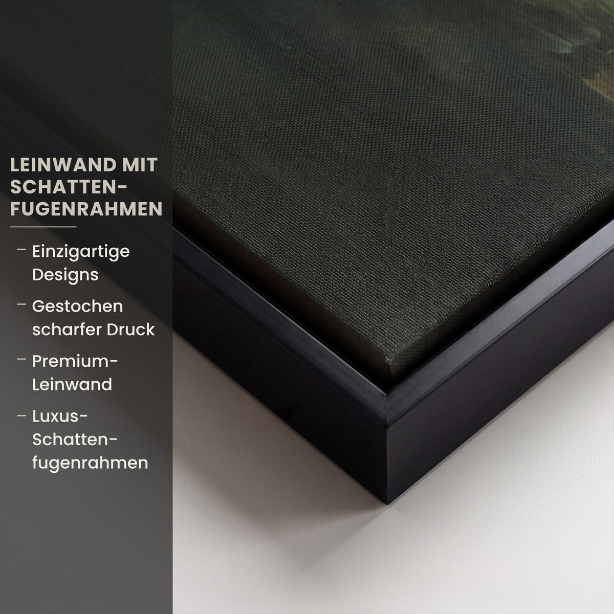 LEINWAND Bilder mit Rahmen - Hirsch - Gemalt - Geweih - Braun - 100x70 - Haselnussfarben, Textil (100/70cm) - MuchoWow