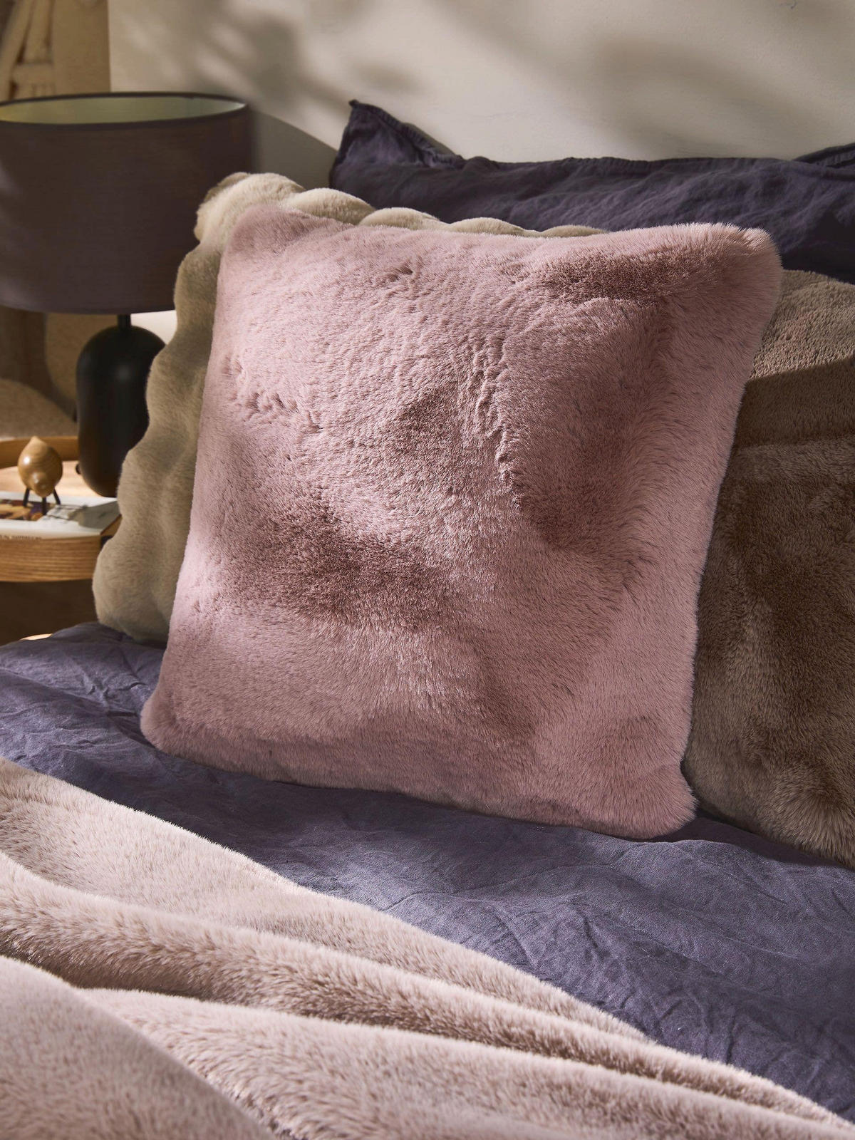 KISSENBEZUG Dave Rosa 45x45 cm - Rosa, Textil (45/45cm) - benuta Nest