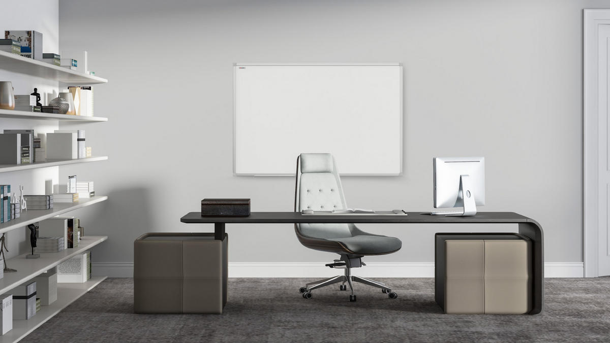 WHITEBOARD Magnetisch 120x80cm TSC7 Alurahmen - Weiß, Metall (120/80/1.5cm) - ALLboards