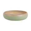 SCHALE Puro Sphere 30/30/8 cm - Grün, Naturmaterialien (30cm) - Present Time