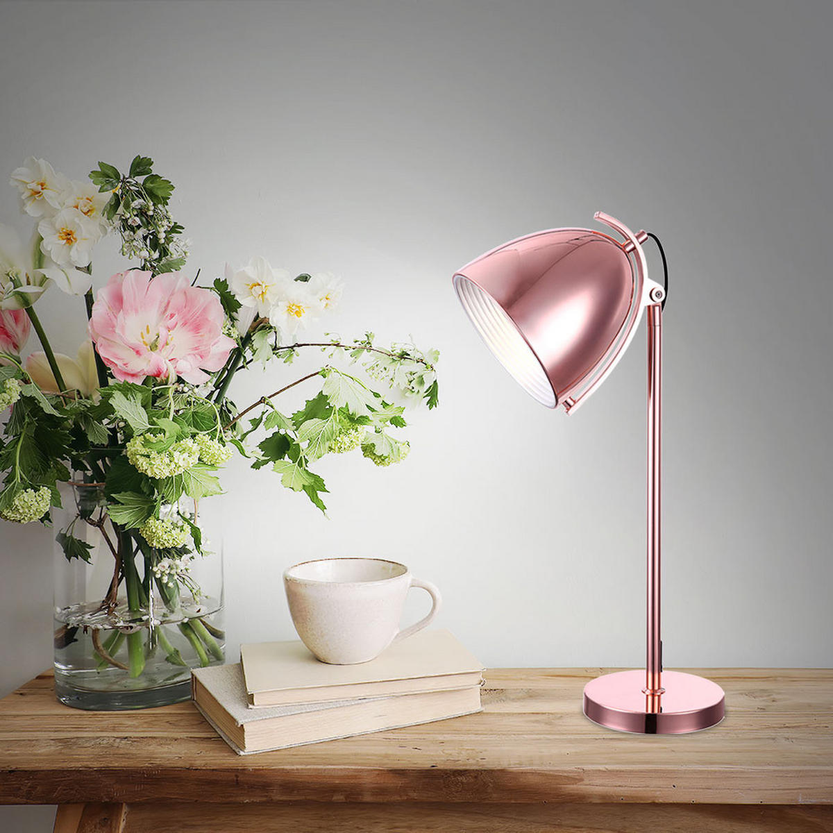 TISCHLEUCHTE JACKSON Kupfer - Kupferfarben, Metall (28/20/70cm) - Globo Lighting