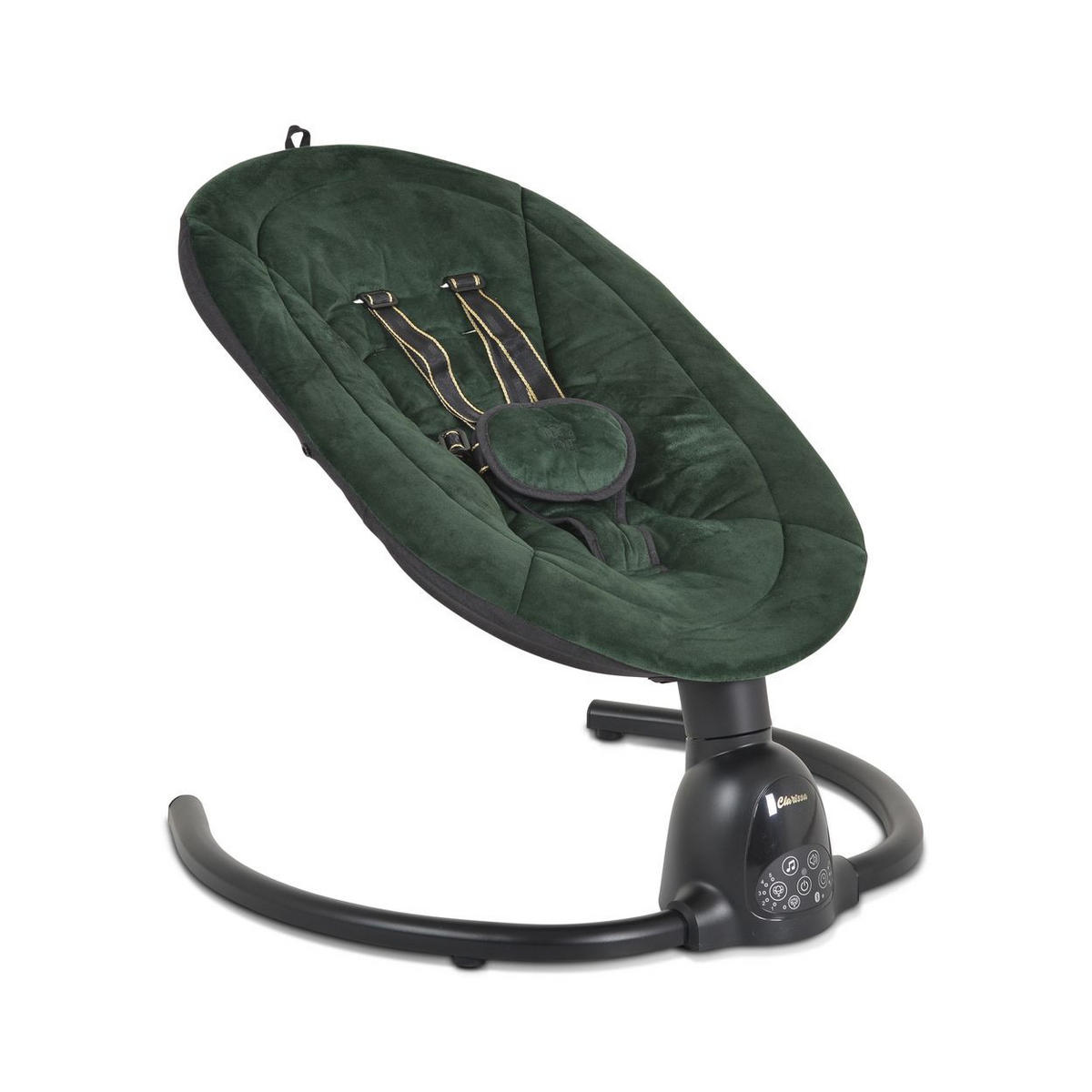 BABYWIPPE Clarissa grün 5 Schaukelgeschwindigkeiten, Bluetooth, Fernbedienung, Timer - Grün, Metall - Moni
