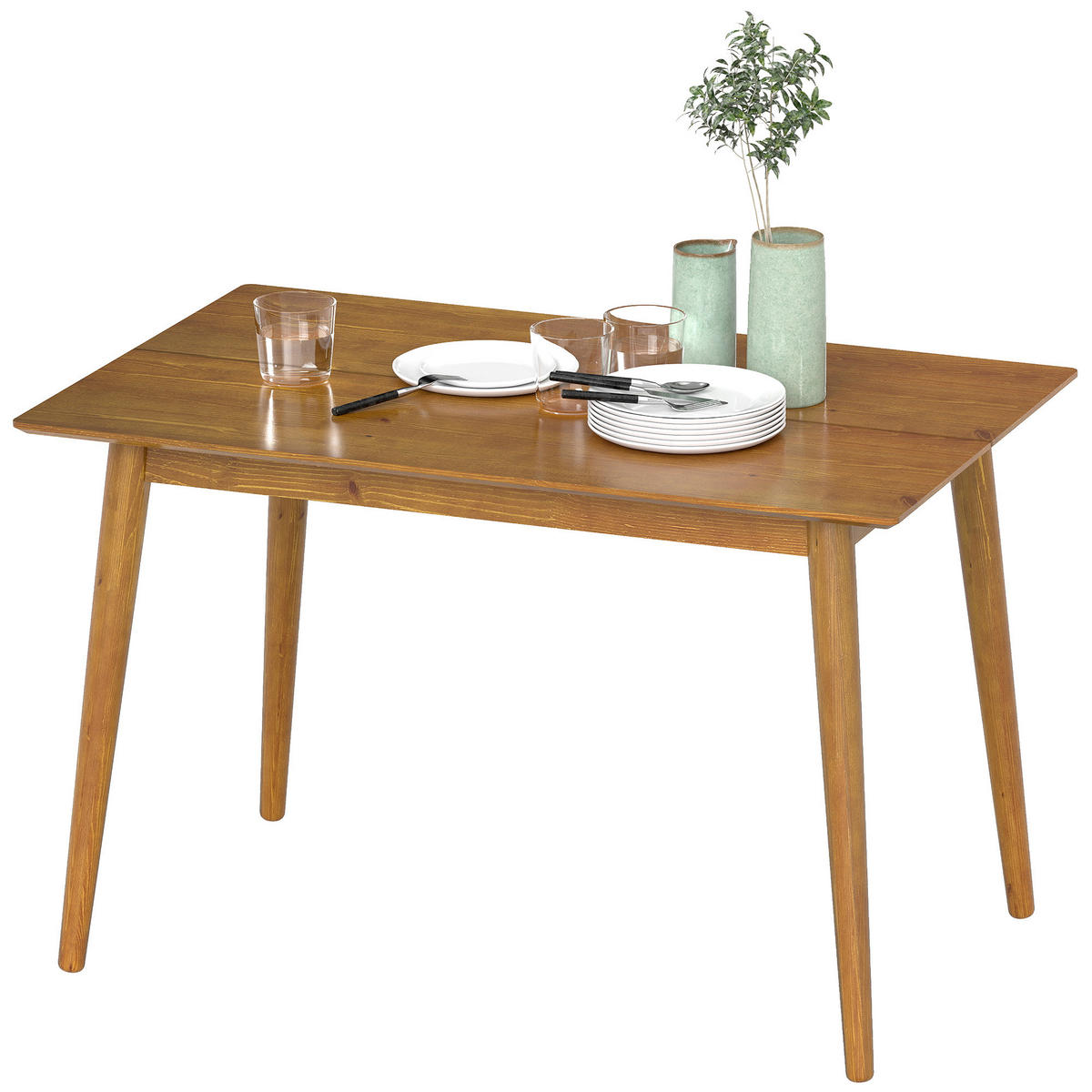 ESSTISCH 120/75/76 cm - Ahornfarben, Holz (120/75/76cm) - PANGIVO