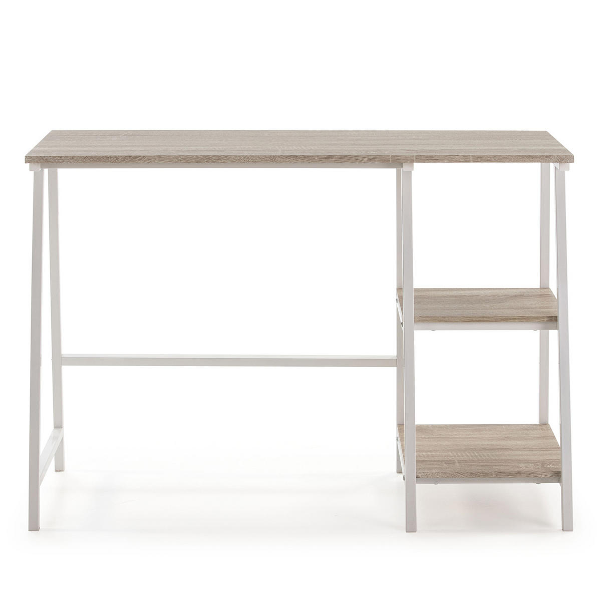 SCHREIBTISCH 105/47/75 Lisboa Weiß - Weiß, Holzwerkstoff (47/105/75cm) - VS Venta-stock