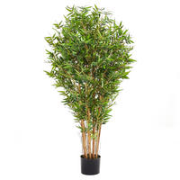 KUNSTBAUM Künstlicher Bambus – Renjirō 150 cm - Grün, Kunststoff (150cm) - aplanta