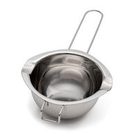 SCHMELZTOPF 390 ml Schüssel - Silberfarben, Metall (27/14/6cm) - Intirilife