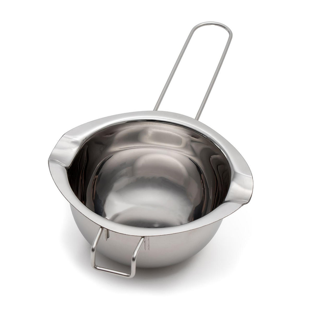 SCHMELZTOPF 390 ml Schüssel - Silberfarben, Metall (27/14/6cm) - Intirilife