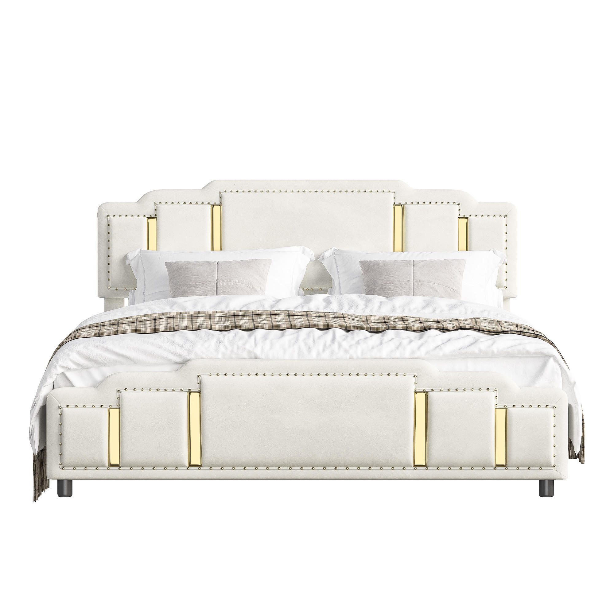 XXXLutz Polsterbett Beige