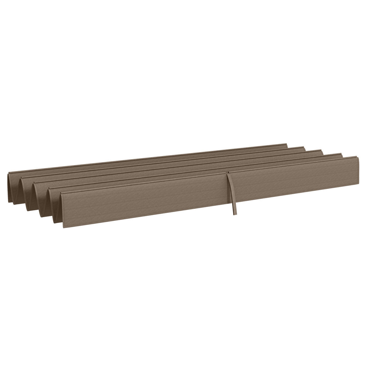 ERSATZDACH für 2,85 x 2 m Gartenpavillon, ausziehbar, einfache Montage, Polyester, Kaffee - Cappuccino, Textil (286/23/245cm)