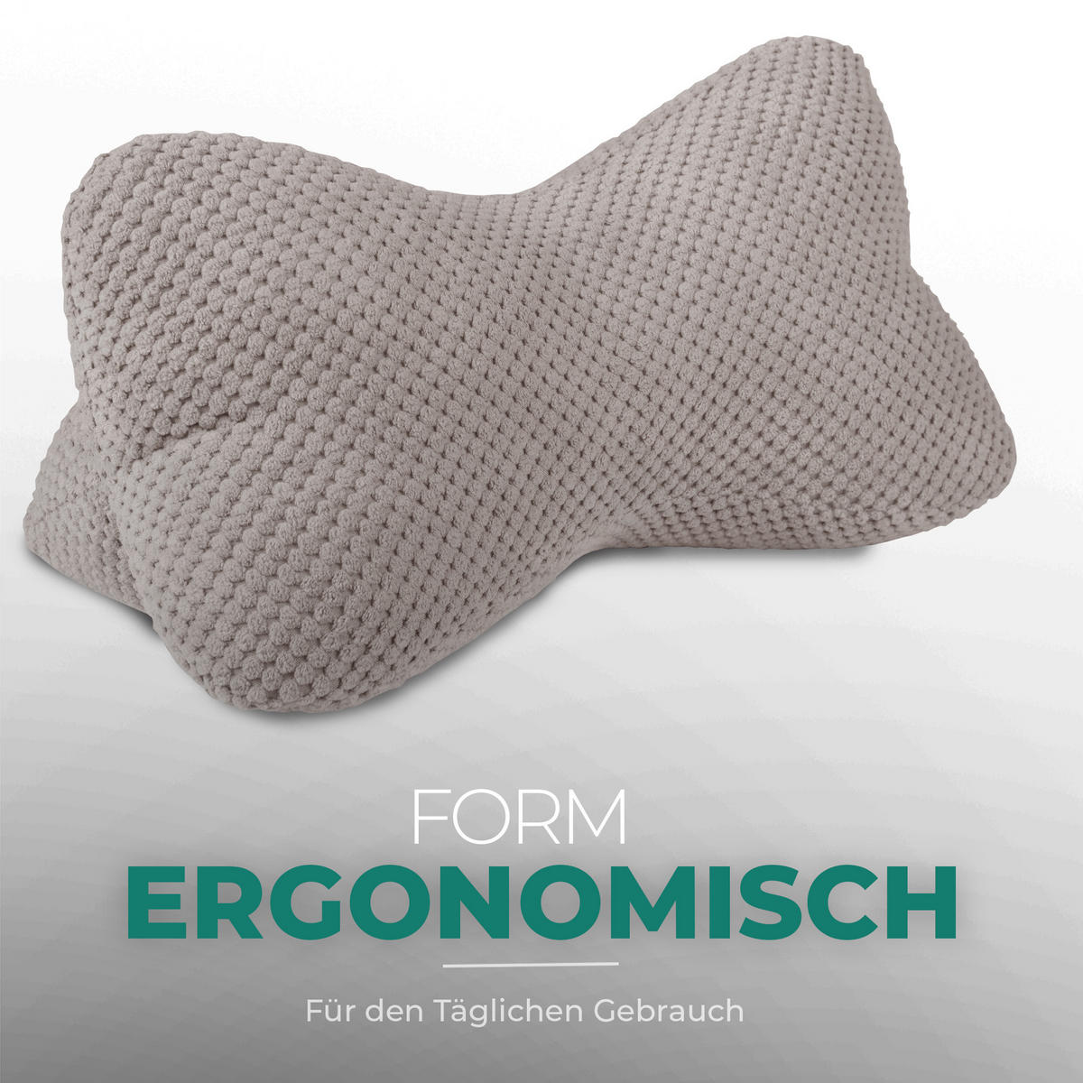 LESEKNOCHEN 18x35 cm Taupe - Taupe, Textil (18/35cm) - Bestlivings