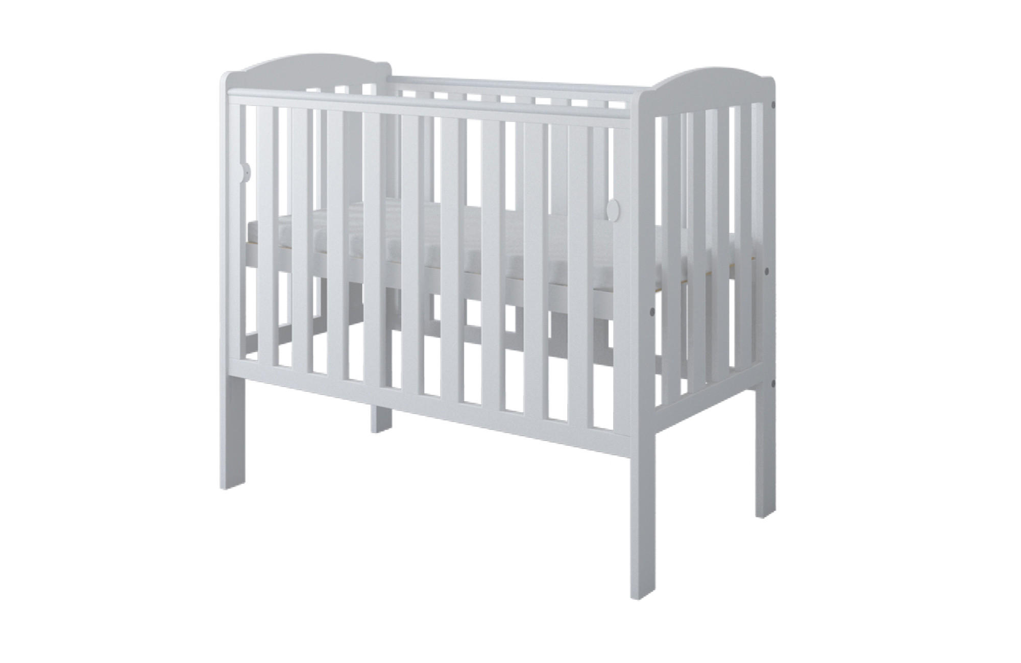 BEISTELLBETT Pino - Weiß, Holz - kiki design