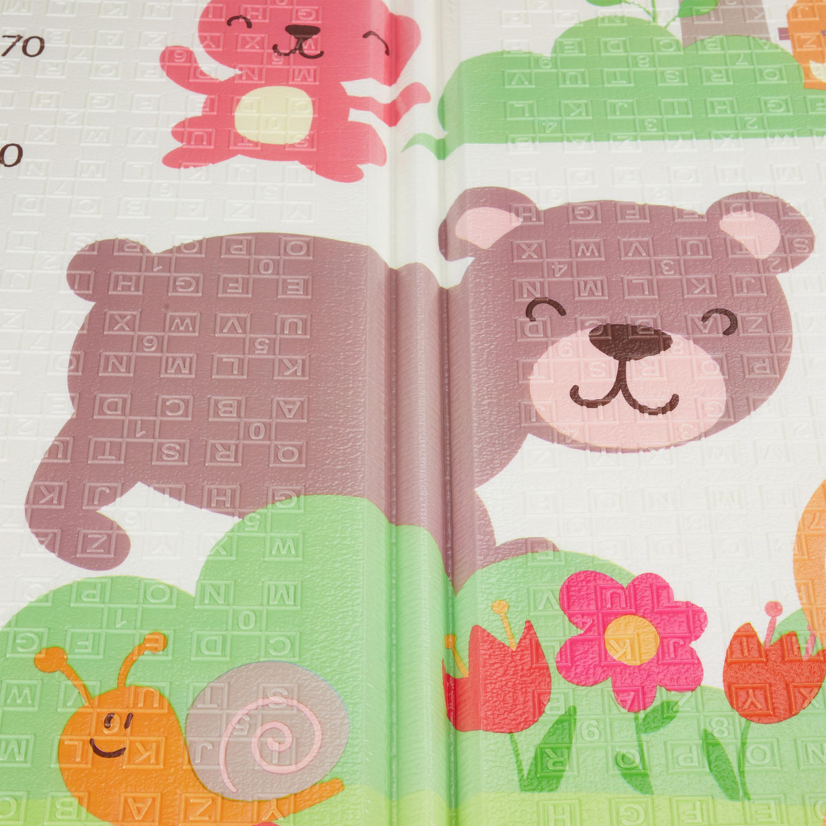 SPIELMATTE - Multicolor, Kunststoff/Textil (195/175cm) - Relaxdays