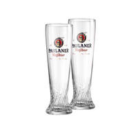 WEIZENBIERGLÄSER Paulaner transparent 500 ml 2er Set - Transparent, Glas (0.5L) - Ritzenhoff Breker