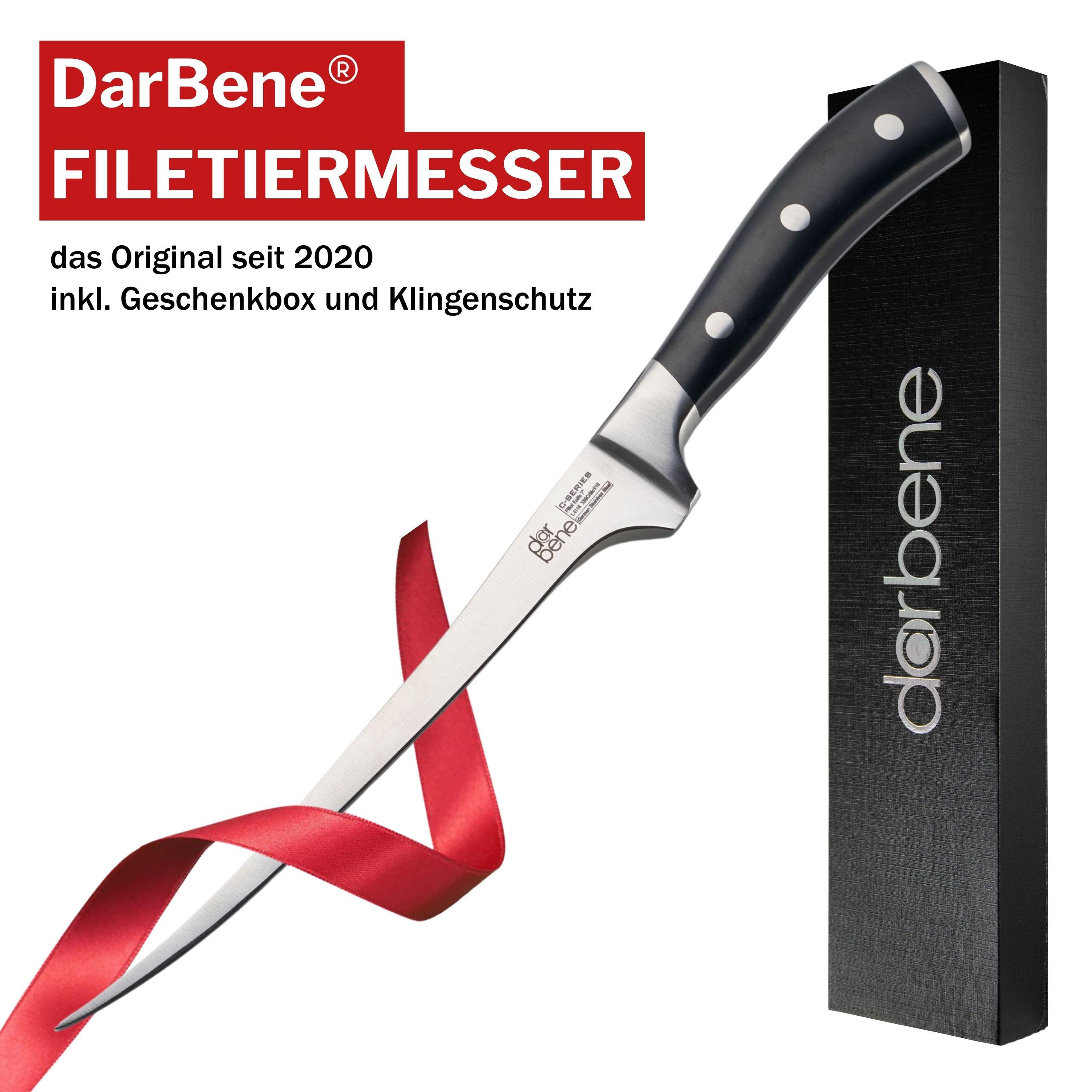 FILETIERMESSER C-Series ABS-Griff 32cm - Alufarben, Metall (32cm) - DarBene