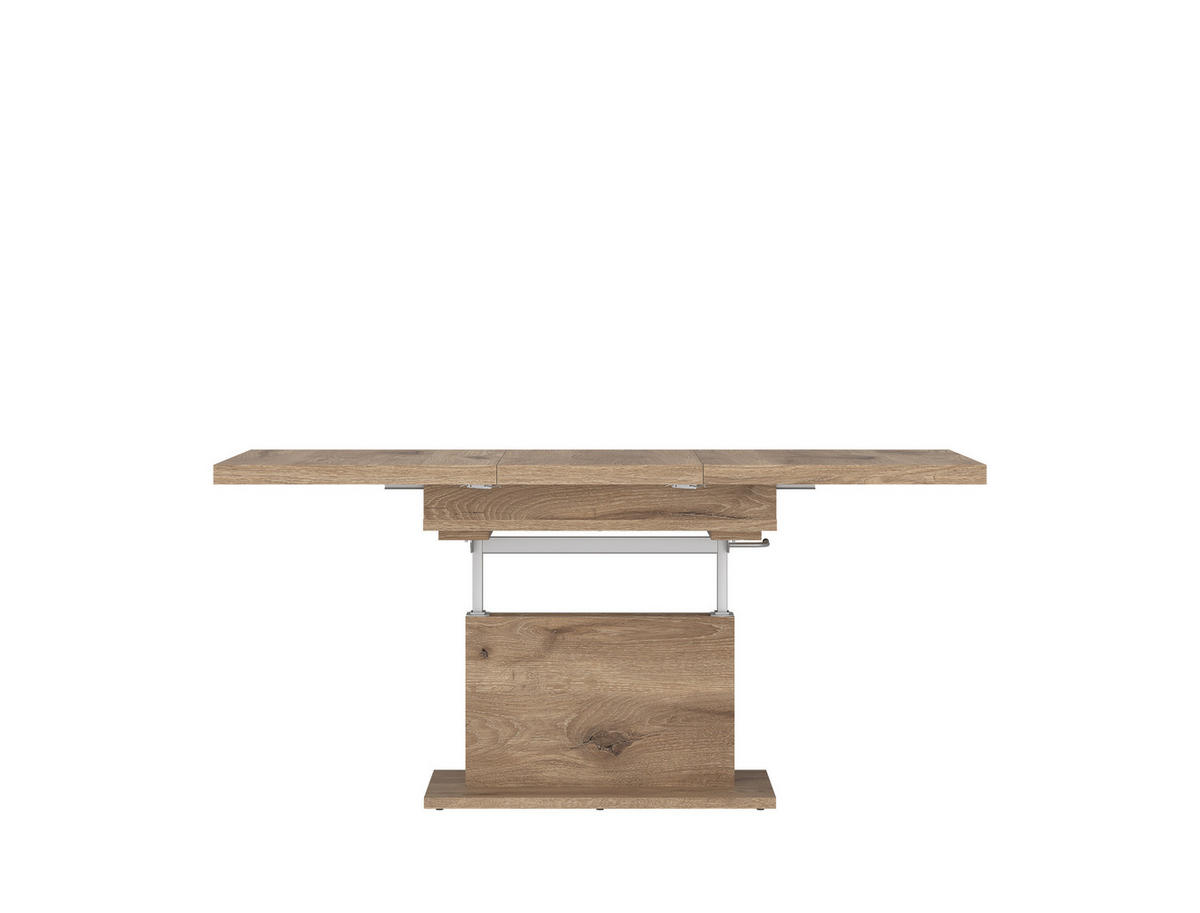 COUCHTISCH rechteckig ausziehbar höhenverstellbar 110/70/58 cm - Eichefarben, Holzwerkstoff (70/110/58cm) - designimpex