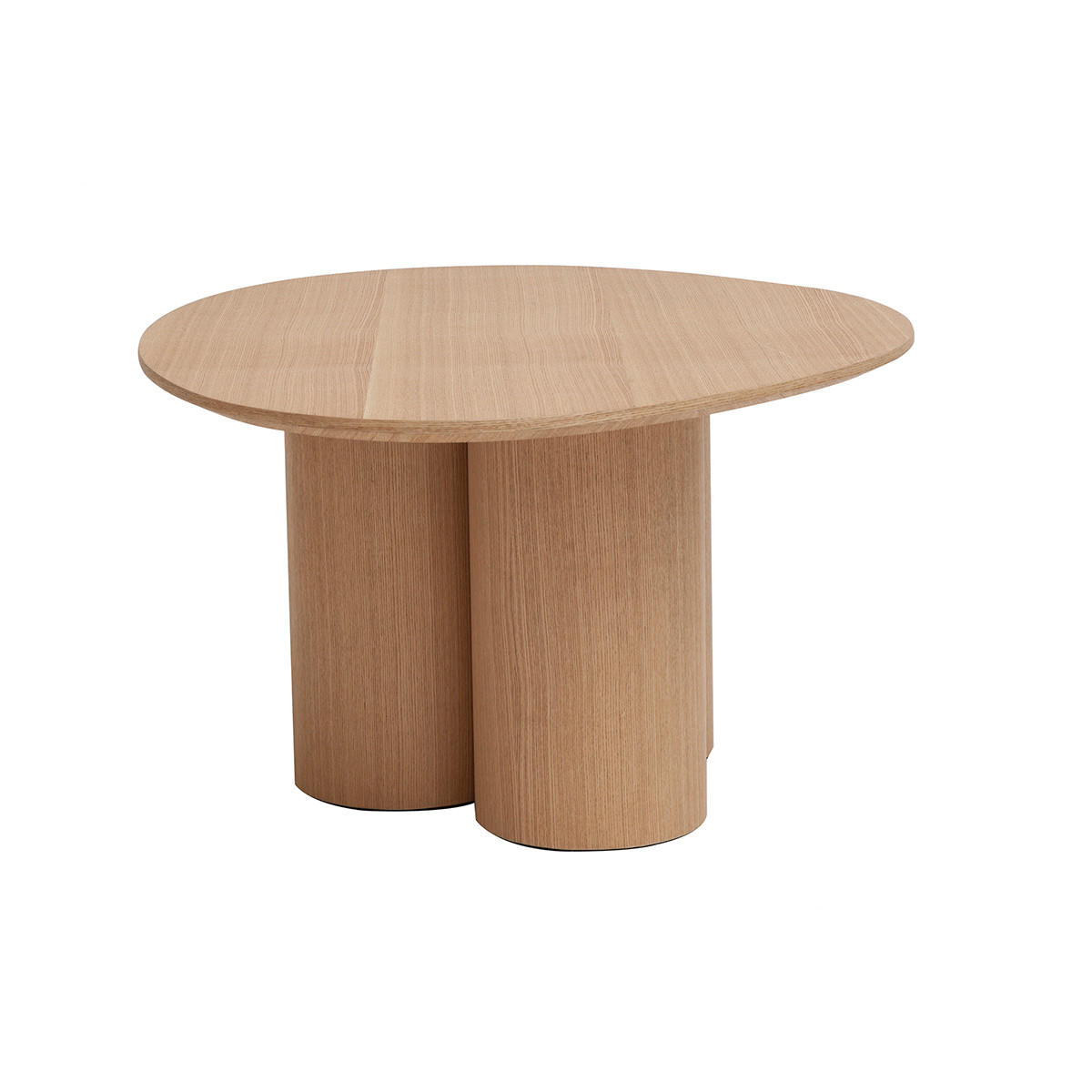 COUCHTISCH Helles Holz HOLLEN - Grün, Holz (78/61/37.3cm) - Miliboo