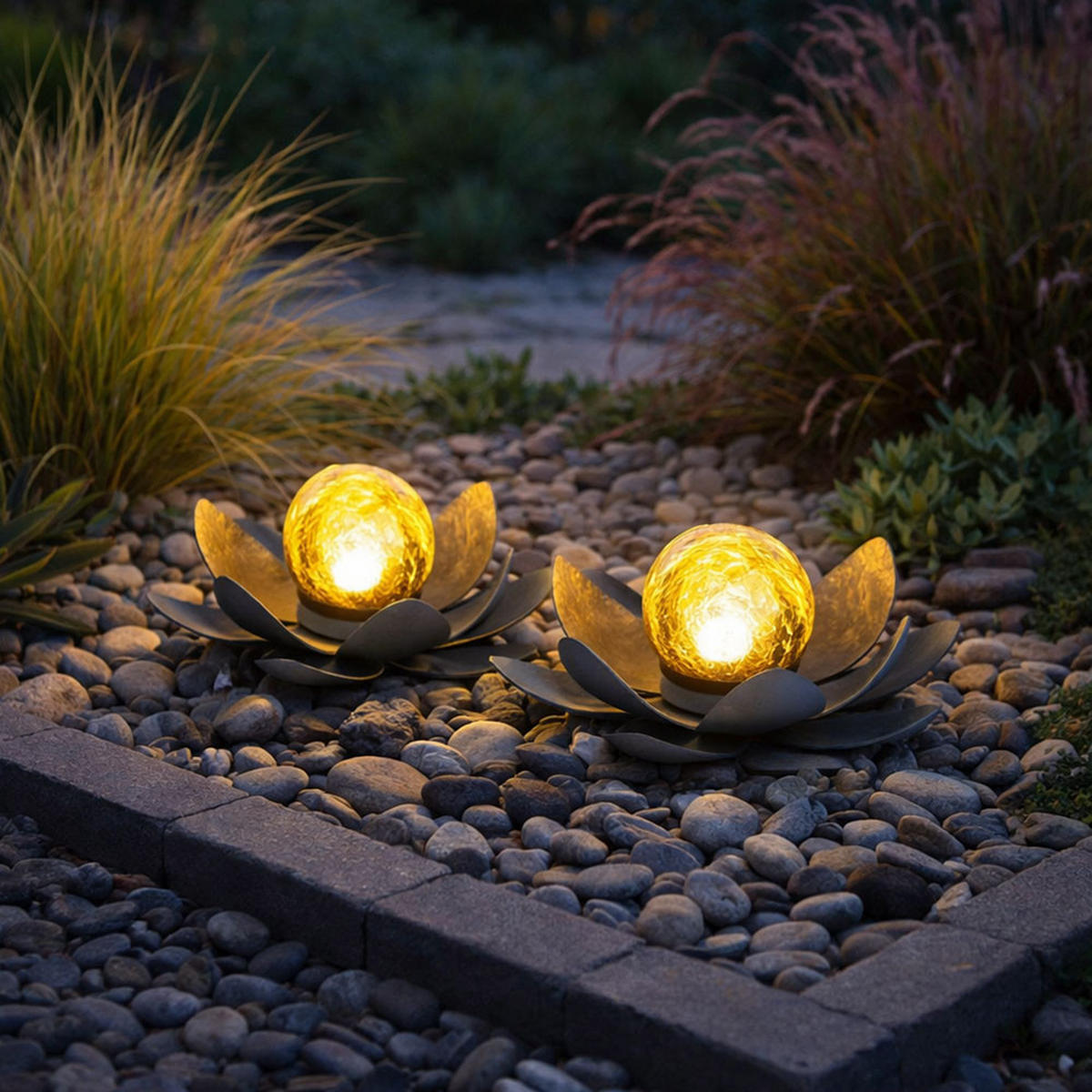 LED AUSSENLEUCHTE Metall Grau - Grau, Glas (25/25/9cm) - Globo Lighting