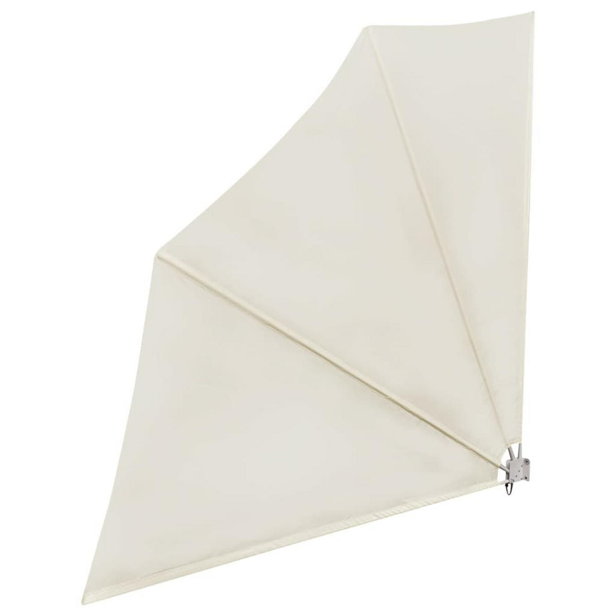 FALTBARER Balkonfächer Creme 140x140 cm - Creme, Textil (140/140/140cm) - furnicato