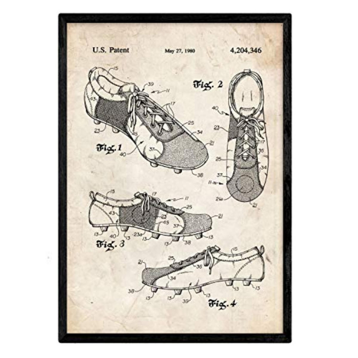 POSTER Boot Patent A3 Rahmenlos - Klar, Papier (29.7/5/42cm) - Nacnic