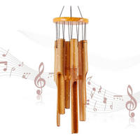 WINDSPIEL Bambus 81 cm - Braun, Naturmaterialien (12.7/12.7/81cm)
