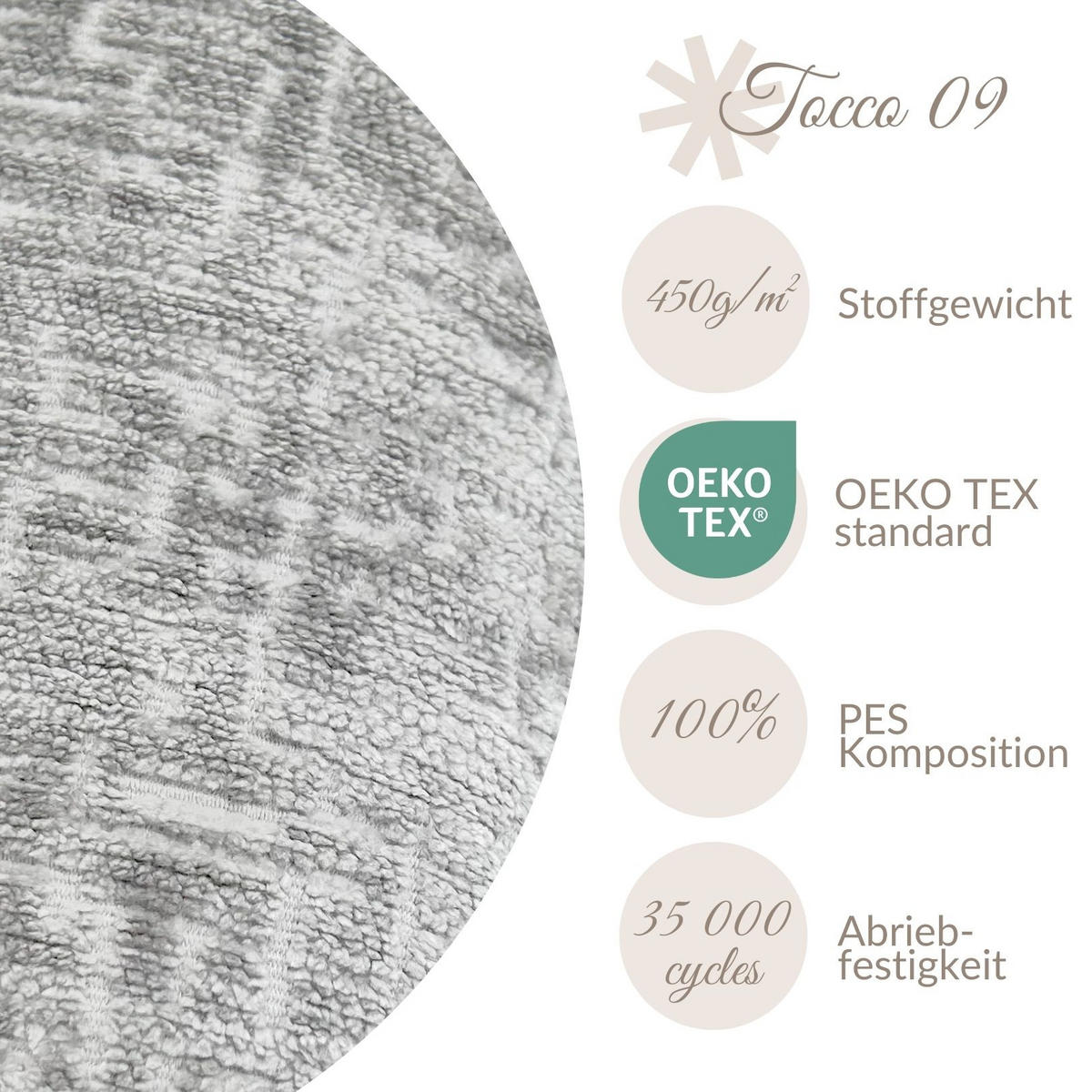SET AUS ZWEI ZIERKISSEN Happy Pill Grau 13/30 cm - Grau, Textil (30/30cm) - Maison de Reve